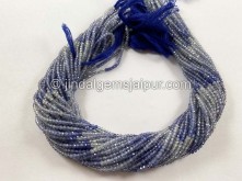 Tanzanite Shaded Micro Cut Beads